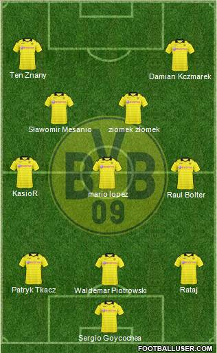 Borussia Dortmund Formation 2011