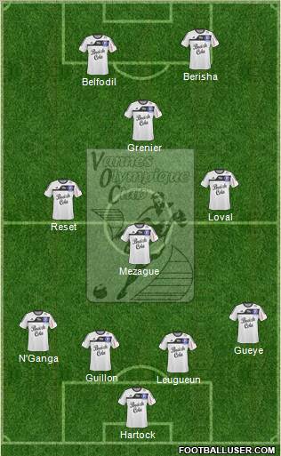 Vannes Olympique Club Formation 2011