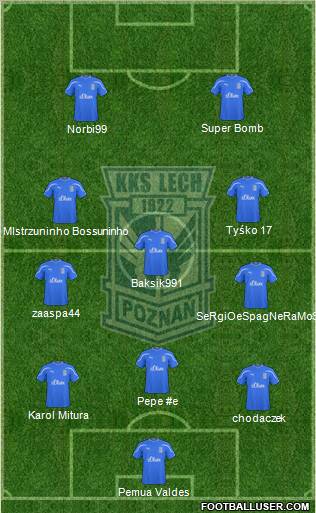 Lech Poznan Formation 2011