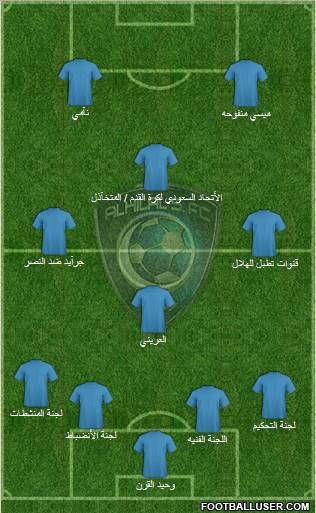 Al-Hilal (KSA) Formation 2011