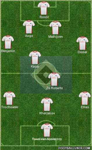 Hamburger SV Formation 2011