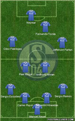 FC Schalke 04 Formation 2011