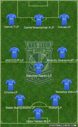 Lech Poznan Formation 2011