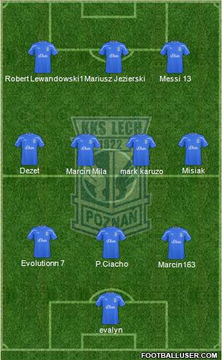 Lech Poznan Formation 2011