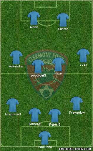 Clermont Foot Auvergne 63 Formation 2011