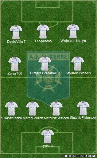 A.J. Auxerre Formation 2011