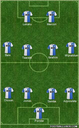 Blackburn Rovers Formation 2011