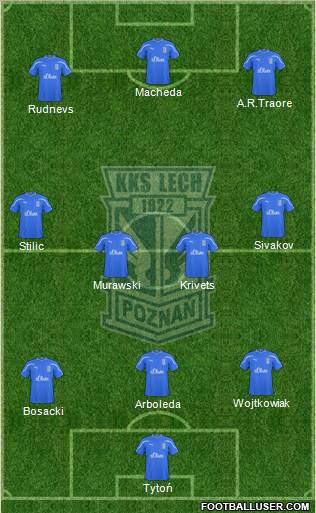 Lech Poznan Formation 2011