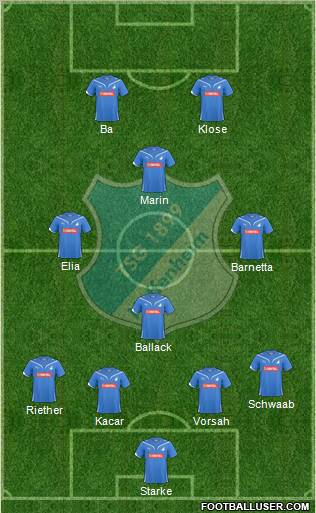 TSG 1899 Hoffenheim Formation 2011