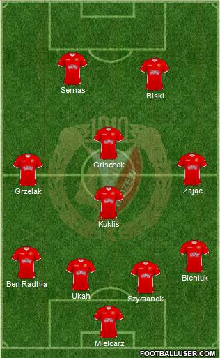 Widzew Lodz Formation 2011