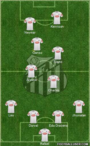 Santos FC Formation 2011