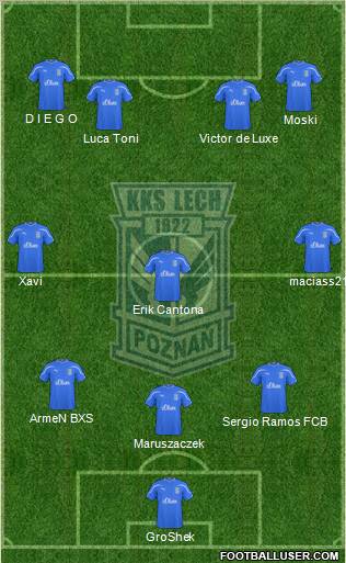 Lech Poznan Formation 2011