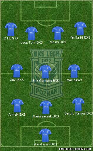 Lech Poznan Formation 2011