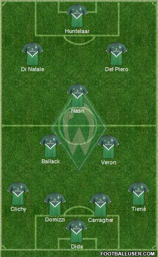 Werder Bremen Formation 2011