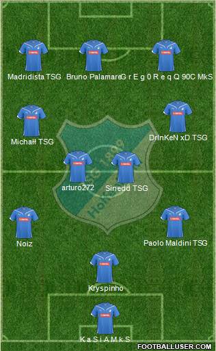 TSG 1899 Hoffenheim Formation 2011