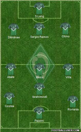 Werder Bremen Formation 2011