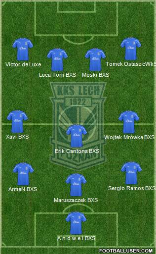 Lech Poznan Formation 2011