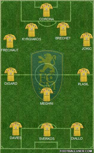 FC Sochaux-Montbéliard Formation 2011