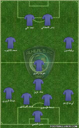 Al-Hilal (KSA) Formation 2011