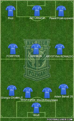 Lech Poznan Formation 2011