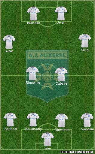 A.J. Auxerre Formation 2011