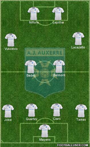 A.J. Auxerre Formation 2011