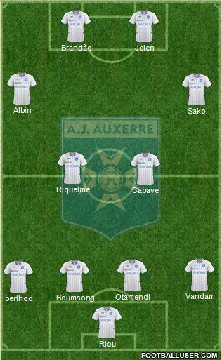 A.J. Auxerre Formation 2011