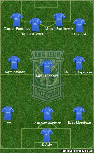 Lech Poznan Formation 2011