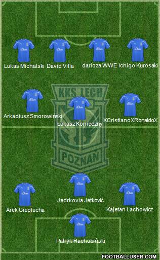 Lech Poznan Formation 2011