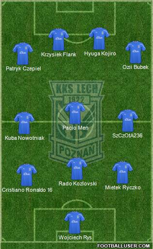 Lech Poznan Formation 2011