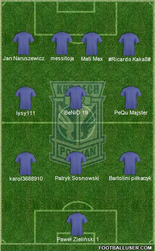 Lech Poznan Formation 2011