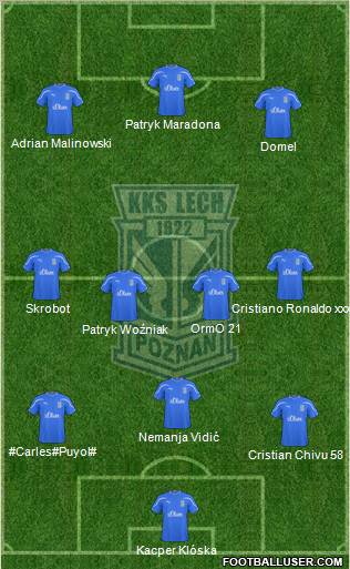 Lech Poznan Formation 2011