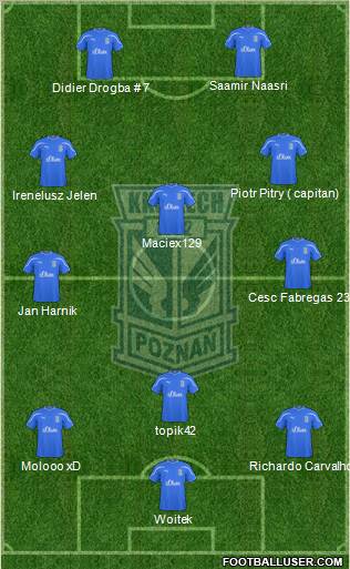 Lech Poznan Formation 2011