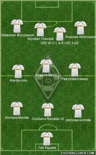 Borussia Mönchengladbach Formation 2011