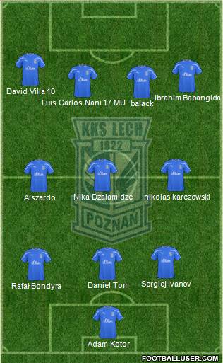 Lech Poznan Formation 2011