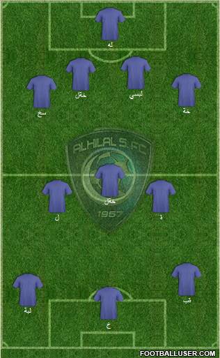 Al-Hilal (KSA) Formation 2011