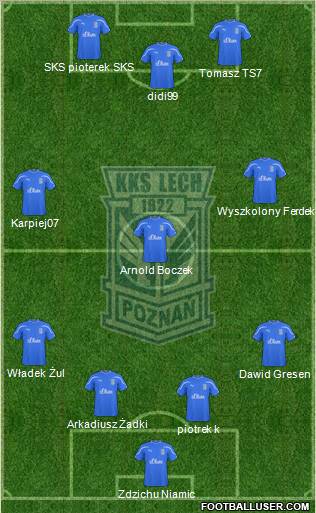 Lech Poznan Formation 2011