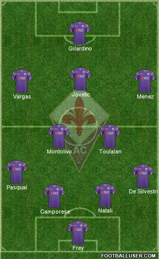 Fiorentina Formation 2011