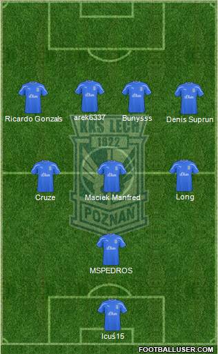 Lech Poznan Formation 2011