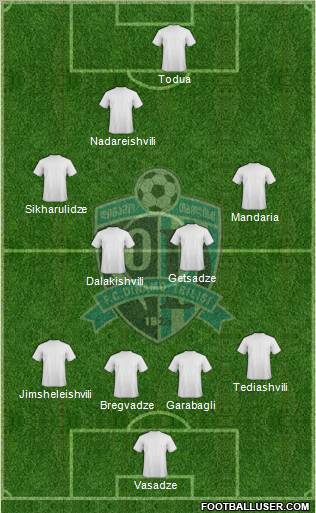 Dinamo Tbilisi Formation 2011