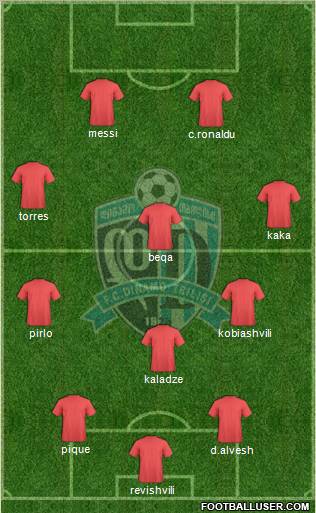 Dinamo Tbilisi Formation 2011