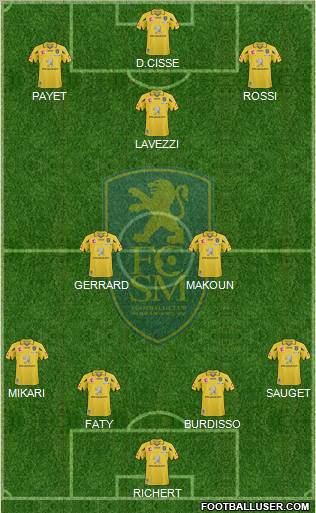 FC Sochaux-Montbéliard Formation 2011