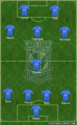 Lech Poznan Formation 2011