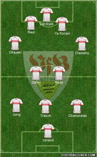 VfB Stuttgart Formation 2011