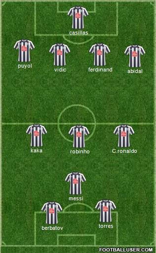 West Bromwich Albion Formation 2011