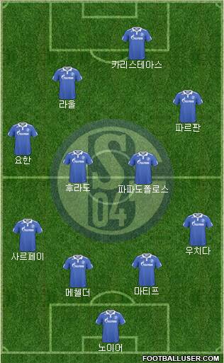 FC Schalke 04 Formation 2011