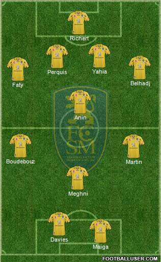 FC Sochaux-Montbéliard Formation 2011