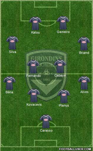 FC Girondins de Bordeaux Formation 2011