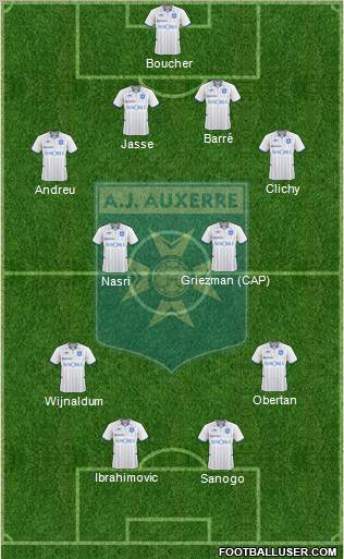 A.J. Auxerre Formation 2011