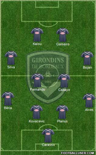 FC Girondins de Bordeaux Formation 2011